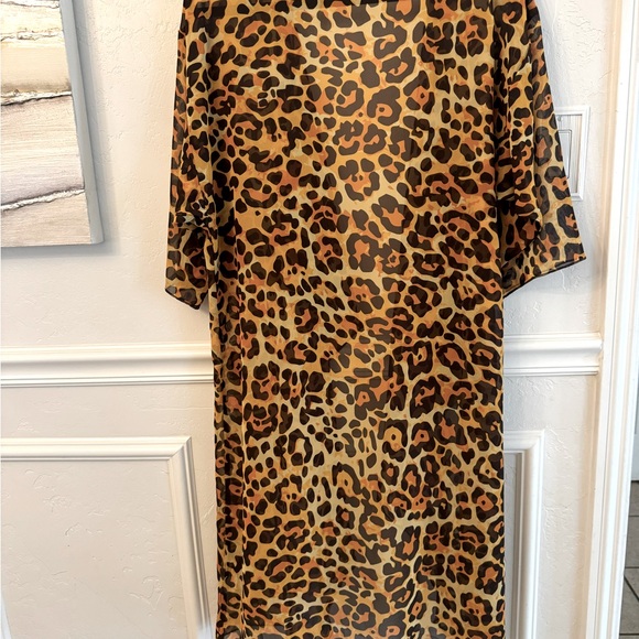 NWOT LuLaRoe Animal Print Kimono Size M 🐆 - Picture 6 of 12